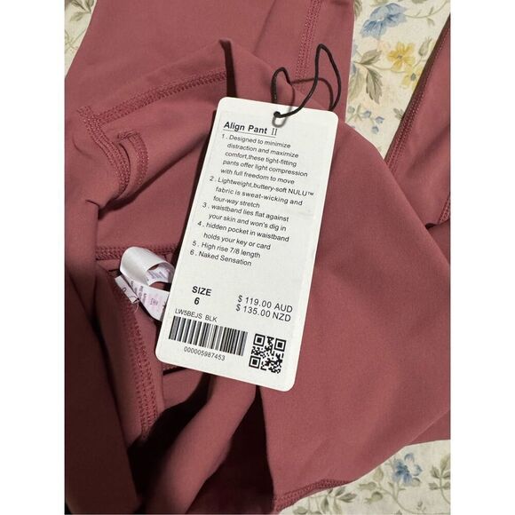 Lululemon NWT Align Pants ll 6 - Picture 3 of 7